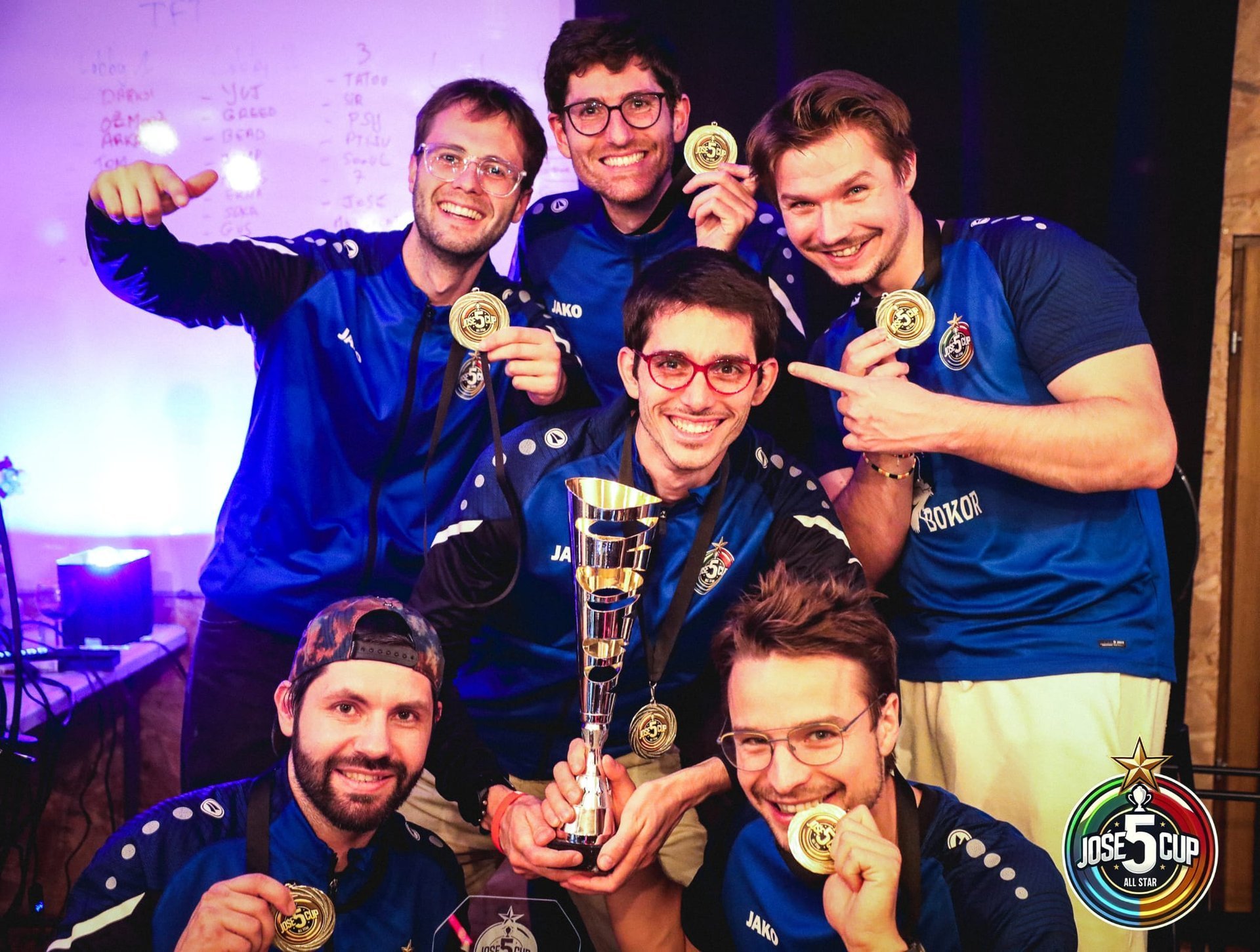 Equipe bleu - Les gagnants